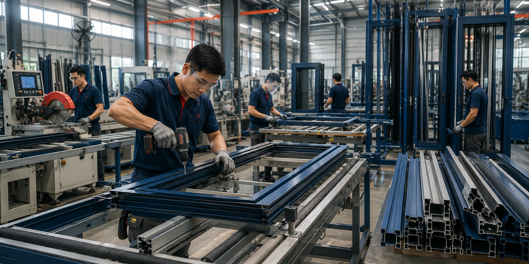 Sản xuất cửa HTC Window