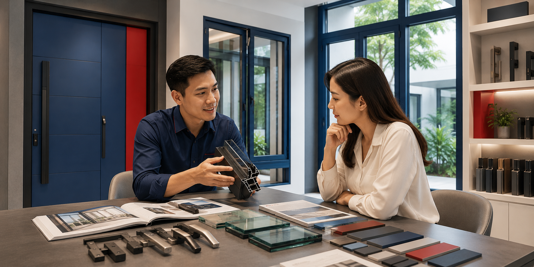 Tư vấn giải pháp cửa HTC Window
