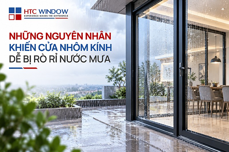 Giải pháp hạn chế rò rỉ nước mưa từ hệ thống cửa hiệu quả